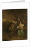 Man with a fiddle in bad company by Jan Havicksz. Steen