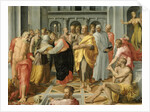 Visitation (Meeting of Mary and Elizabeth in the Presence of Saints Joseph and Jerome) by Circle of Pellegrino Tibaldi