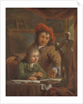 The Drawing Lesson by Abraham van Strij I