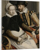 Man and Woman at a Spinning Wheel by Pieter Pietersz. I