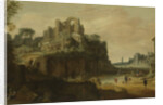 Roman Landscape with the Palatine to the left and part of the Roman Forum on the right by Pieter Anthonisz Groenewegen