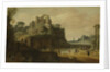 Roman Landscape with the Palatine to the left and part of the Roman Forum on the right by Pieter Anthonisz Groenewegen