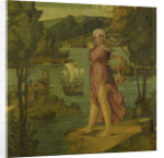 Woman Standing at Water's Edge, formerly entitled Ariadne on Naxos by Girolamo dai Libri
