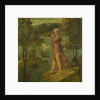 Woman Standing at Water's Edge, formerly entitled Ariadne on Naxos by Girolamo dai Libri