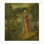 Woman Standing at Water's Edge, formerly entitled Ariadne on Naxos by Girolamo dai Libri