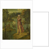 Woman Standing at Water's Edge, formerly entitled Ariadne on Naxos by Girolamo dai Libri