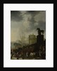 Entrance to the Capitol with the White Horse of the newly elected Pope by Johannes Lingelbach