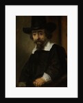 Portrait of a man, thought to be Dr. Ephraïm Bueno by Rembrandt Harmensz. van Rijn