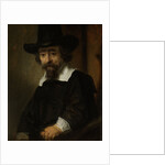 Portrait of a man, thought to be Dr. Ephraïm Bueno by Rembrandt Harmensz. van Rijn