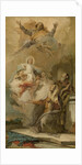 The Immaculate Conception (Joachim and Anna receiving the Virgin Mary from God the Father) by Giovanni Battista Tiepolo