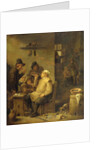 Bricklayer smoking a pipe by David Teniers II