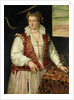 Portrait of a Woman with Squirrel by Francesco Montemezzano