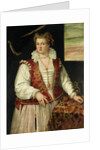 Portrait of a Woman with Squirrel by Francesco Montemezzano