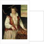 Portrait of a Woman with Squirrel by Francesco Montemezzano