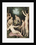 Pomona Receives the Harvest of Fruit by Cornelis Cornelisz. van Haarlem