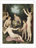 Pomona Receives the Harvest of Fruit by Cornelis Cornelisz. van Haarlem