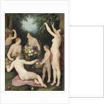 Pomona Receives the Harvest of Fruit by Cornelis Cornelisz. van Haarlem