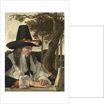 A Man Reading by Anonymous