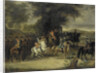 Inspection of a Cavalry Regiment, perhaps by William of Hesse-Homburg by Cornelis Troost