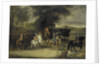 Inspection of a Cavalry Regiment, perhaps by William of Hesse-Homburg by Cornelis Troost