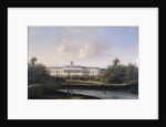 Rear View of Buitenzorg Palace before the Earthquake of 10 October 1834, Kota Bogor Java Indonesia by Willem Troost II