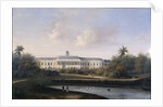 Rear View of Buitenzorg Palace before the Earthquake of 10 October 1834, Kota Bogor Java Indonesia by Willem Troost II