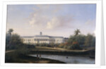 Rear View of Buitenzorg Palace before the Earthquake of 10 October 1834, Kota Bogor Java Indonesia by Willem Troost II