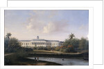 Rear View of Buitenzorg Palace before the Earthquake of 10 October 1834, Kota Bogor Java Indonesia by Willem Troost II