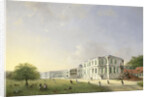 Front View of Buitenzorg Palace after the Earthquake of 10 October 1834, Kota Bogor Java Indonesia by Willem Troost II