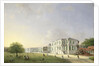 Front View of Buitenzorg Palace after the Earthquake of 10 October 1834, Kota Bogor Java Indonesia by Willem Troost II
