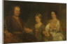 Family Portrait of Hermanus Boerhaave, and his Wife Maria Drolenvaux and little Daughter Johanna Maria by Aert de Gelder