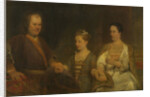 Family Portrait of Hermanus Boerhaave, and his Wife Maria Drolenvaux and little Daughter Johanna Maria by Aert de Gelder