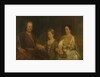 Family Portrait of Hermanus Boerhaave, and his Wife Maria Drolenvaux and little Daughter Johanna Maria by Aert de Gelder