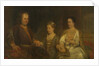 Family Portrait of Hermanus Boerhaave, and his Wife Maria Drolenvaux and little Daughter Johanna Maria by Aert de Gelder