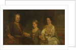 Family Portrait of Hermanus Boerhaave, and his Wife Maria Drolenvaux and little Daughter Johanna Maria by Aert de Gelder