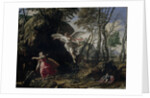 Hagar and Ishmael in the Desert by Francesco Cozza