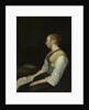 Seated Girl in Peasant Costume by Gerard ter Borch II