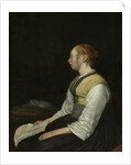 Seated Girl in Peasant Costume by Gerard ter Borch II