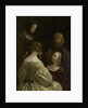 Woman at a Mirror by Gerard ter Borch II
