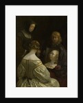 Woman at a Mirror by Gerard ter Borch II