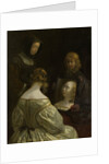 Woman at a Mirror by Gerard ter Borch II