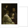 Woman at a Mirror by Gerard ter Borch II