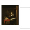 Young Woman at a Cradle by Nicolaes Maes