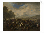 Battle at Ramillies on 23 May 1706 between the French and Allied Troops, Belgium by Jan van Huchtenburg