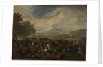 Battle at Ramillies on 23 May 1706 between the French and Allied Troops, Belgium by Jan van Huchtenburg