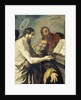 Christ Instructs Peter to Feed My Sheep by Claude Vignon