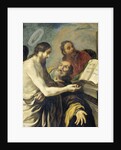 Christ Instructs Peter to Feed My Sheep by Claude Vignon