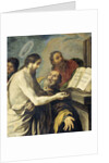 Christ Instructs Peter to Feed My Sheep by Claude Vignon