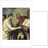 Christ Instructs Peter to Feed My Sheep by Claude Vignon