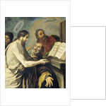 Christ Instructs Peter to Feed My Sheep by Claude Vignon